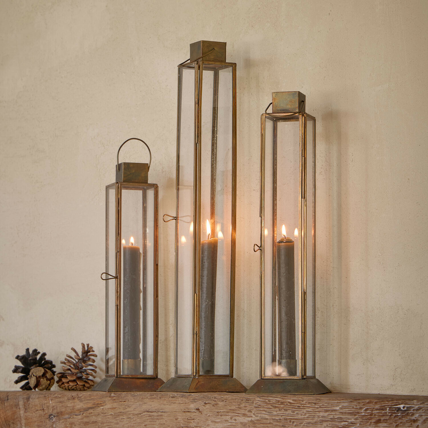 Lampion, zestaw 3 szt. Coppermill