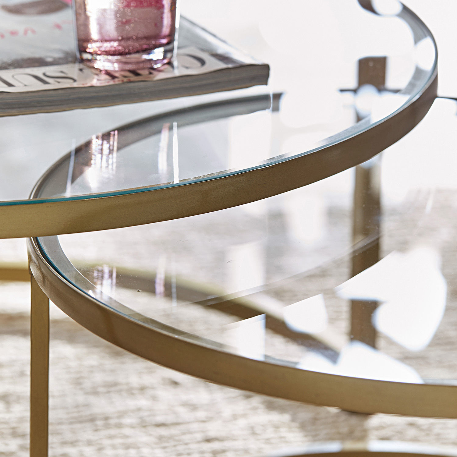 Stolik kawowy, zestaw 2 szt. Caraman