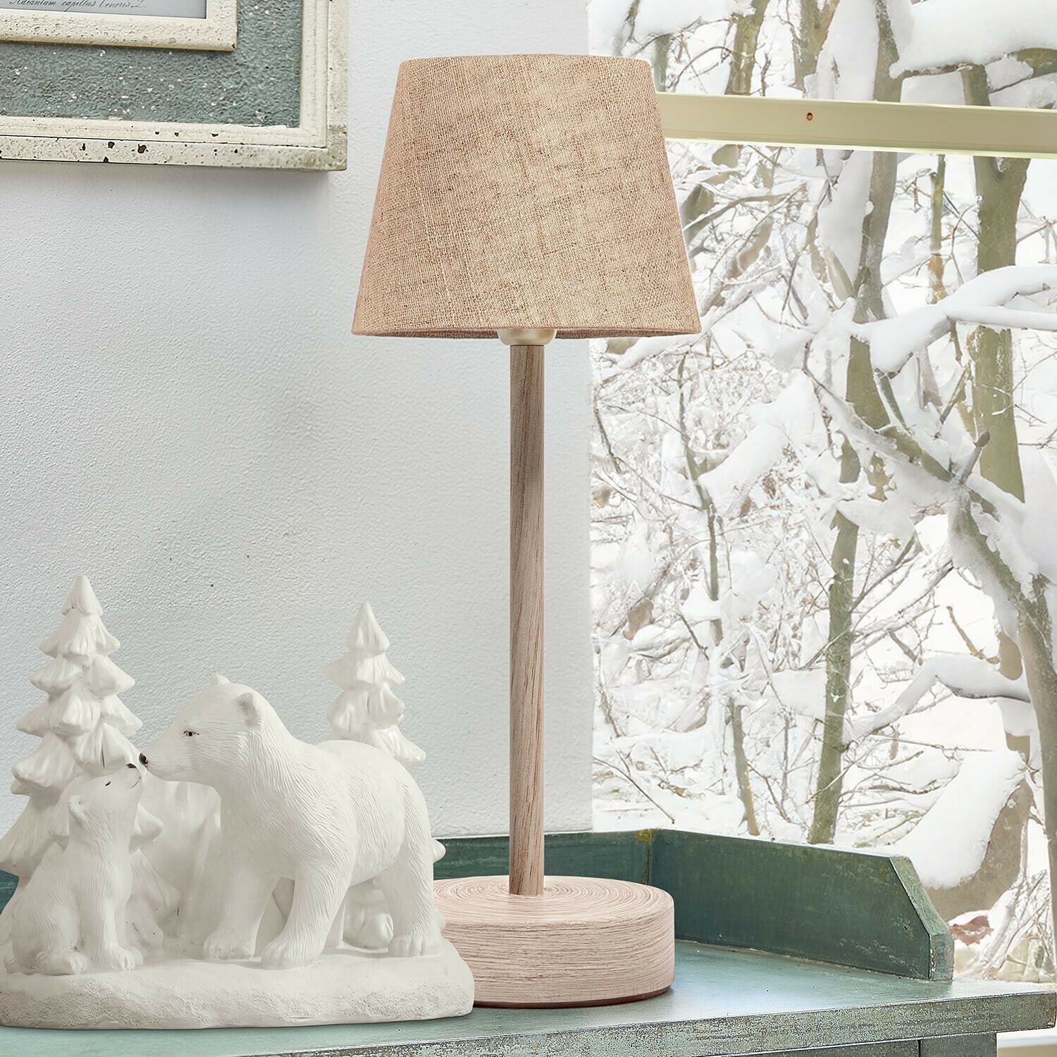Lampa stołowa z możliwością ładowania Sylvainie