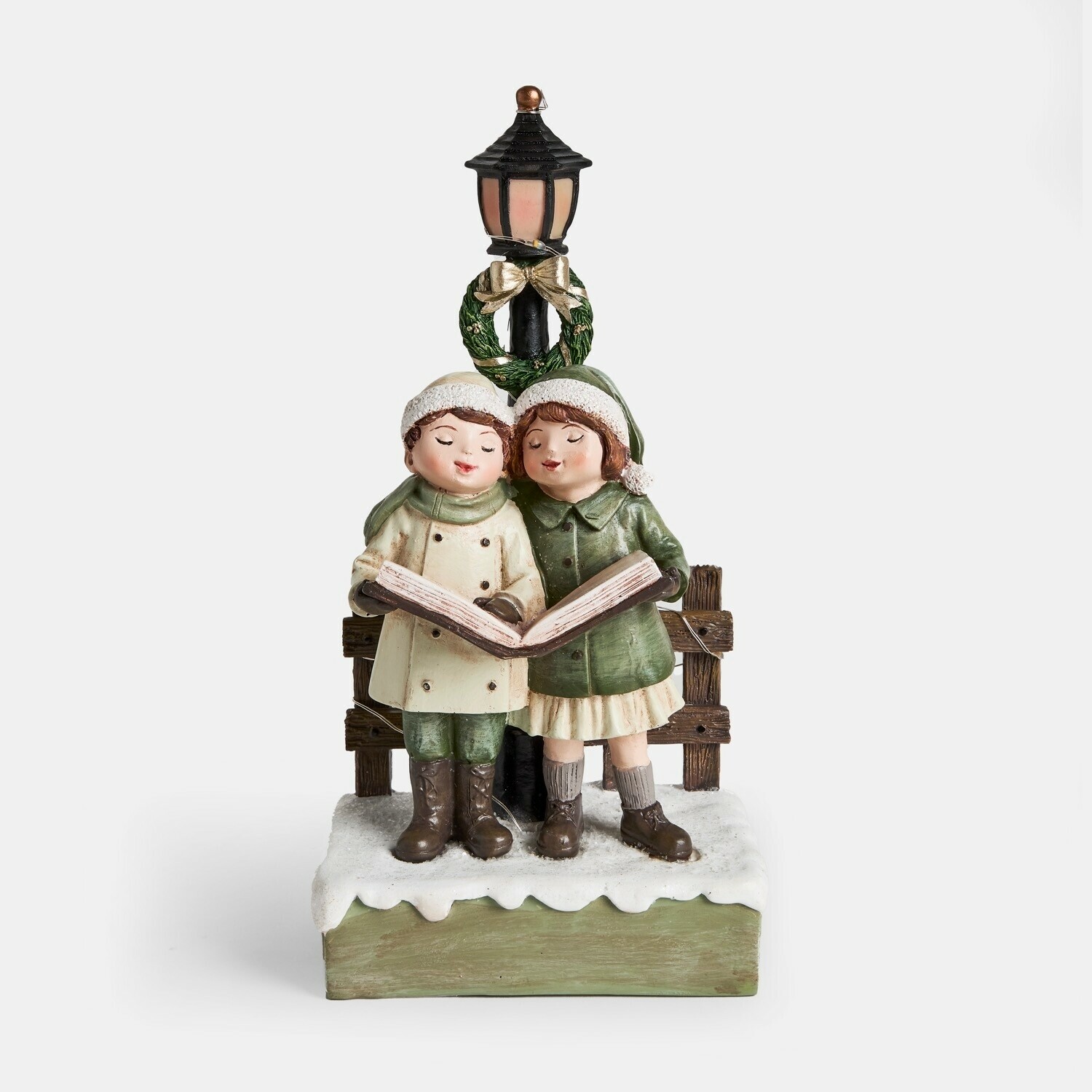 Figurka dzieci z lampionem LED Jerries