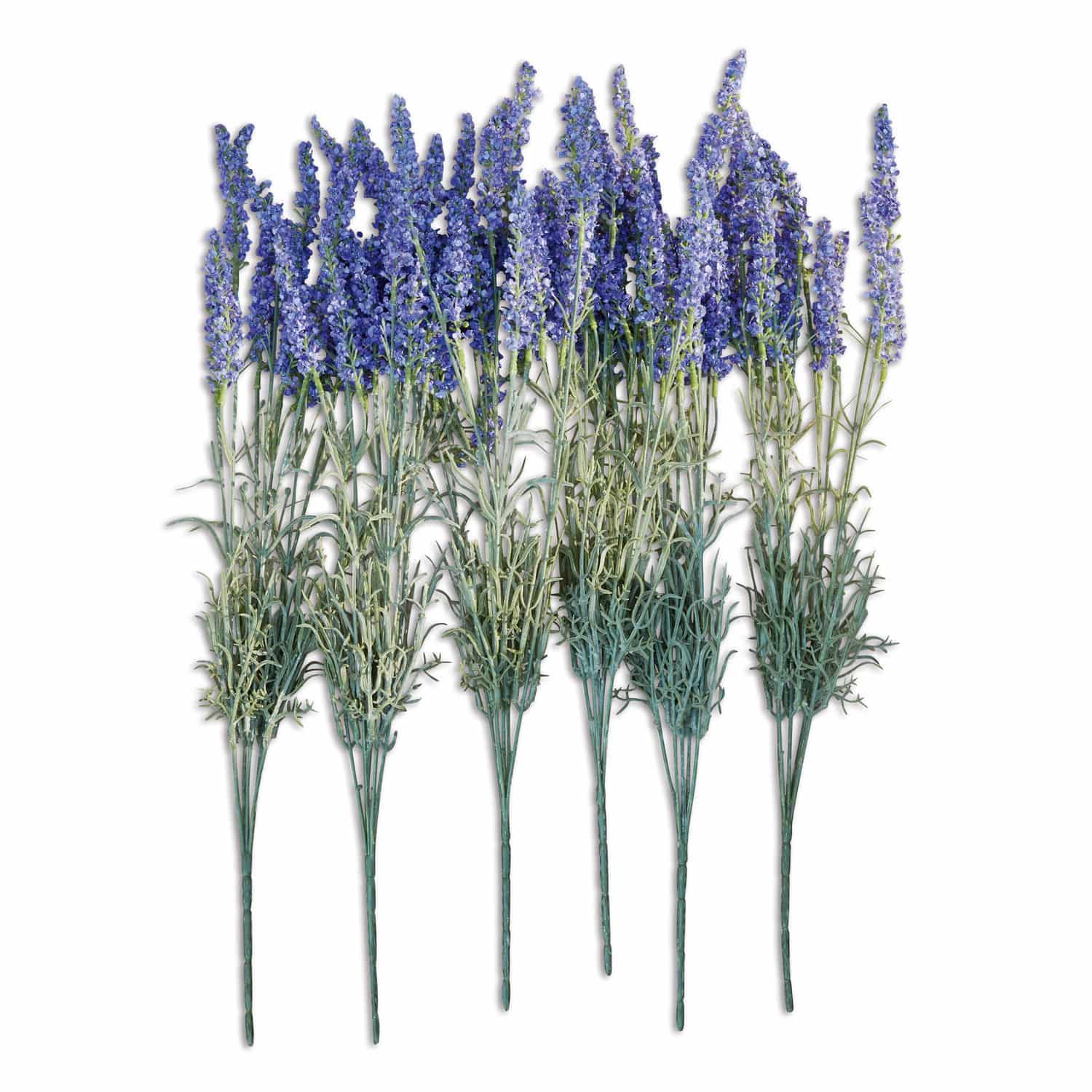 Dekoracja kwiatowa, zestaw 6 szt. Lavender