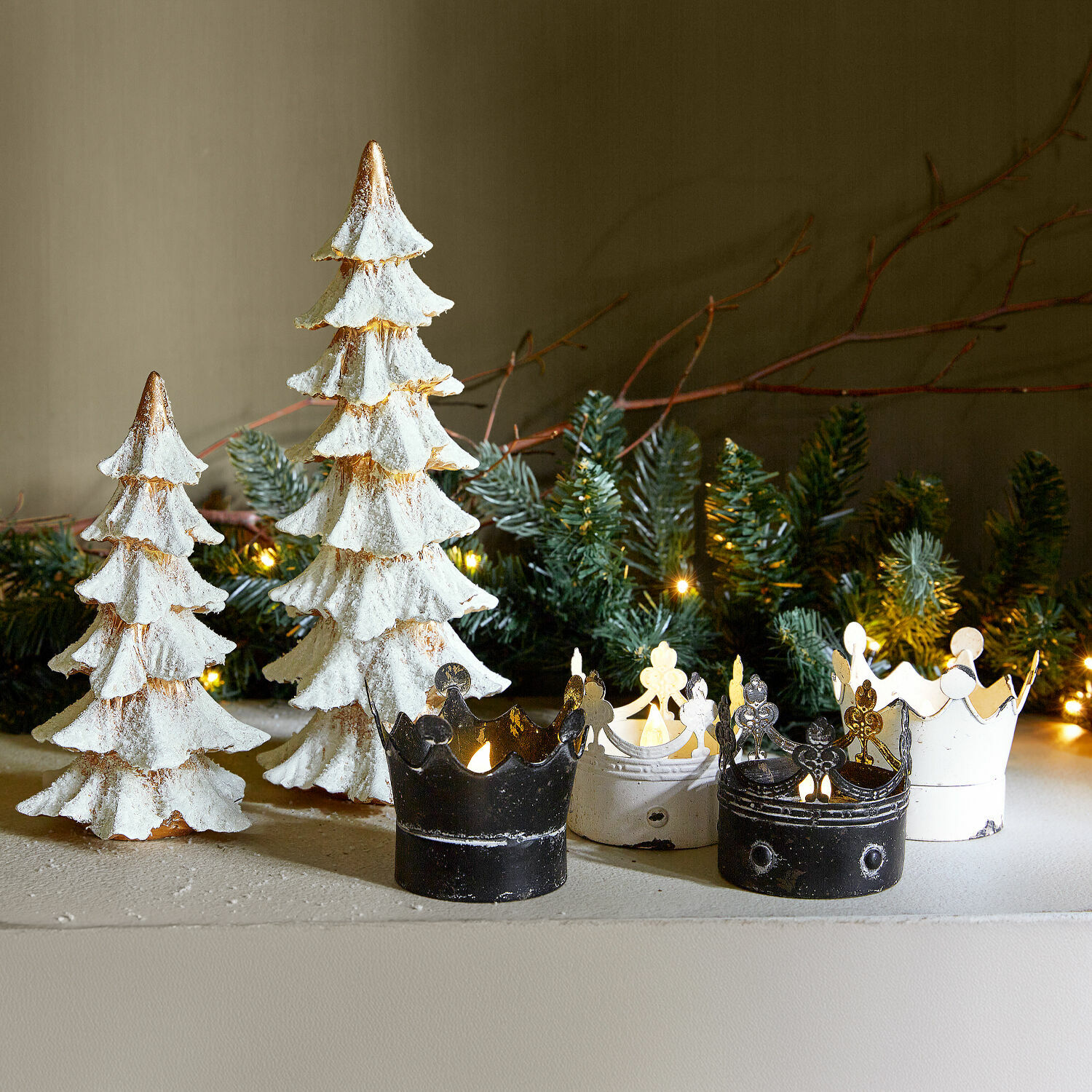 Świecznik LED, zestaw 2 szt. Ugnéville