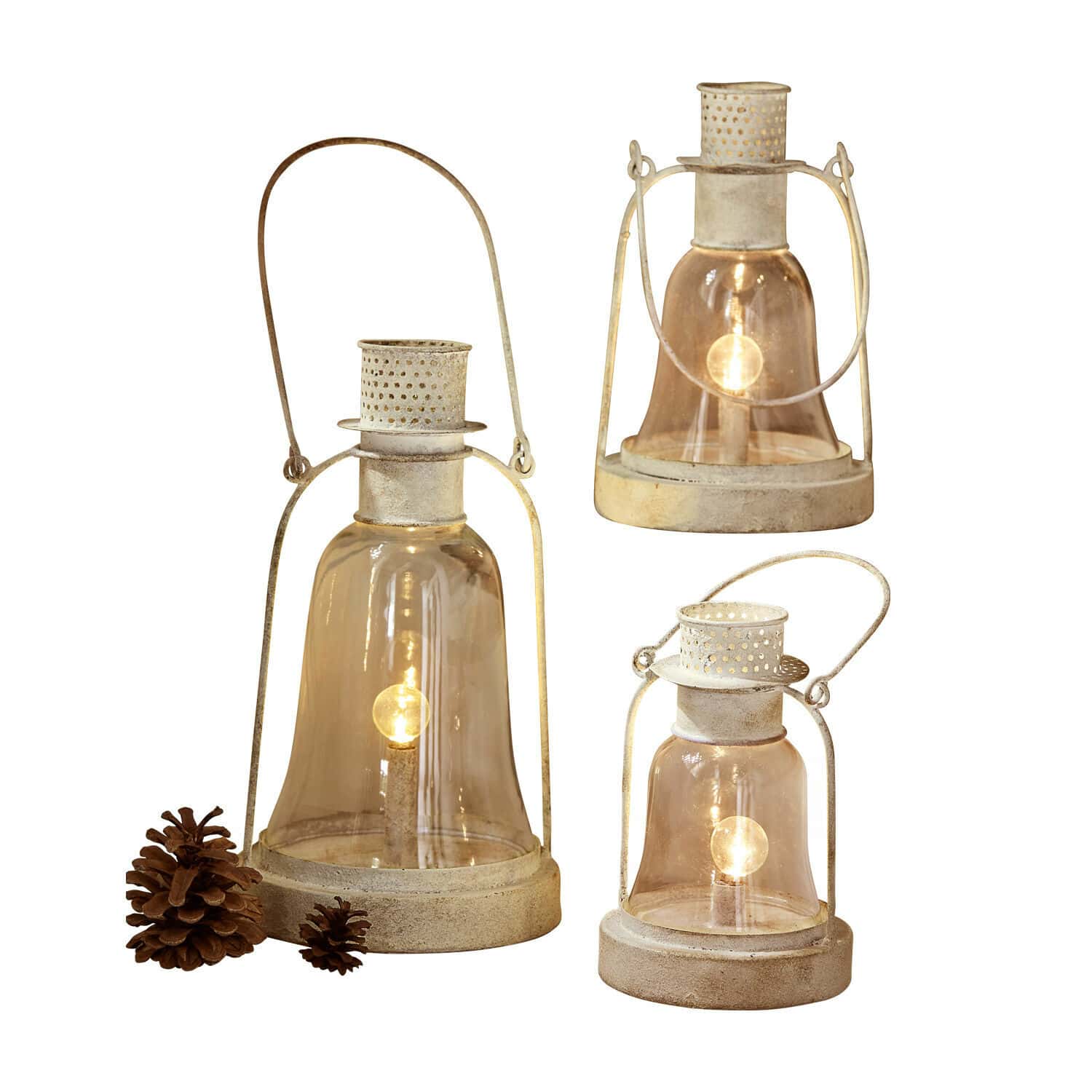 Lampion LED, zestaw 3 szt. Fitou