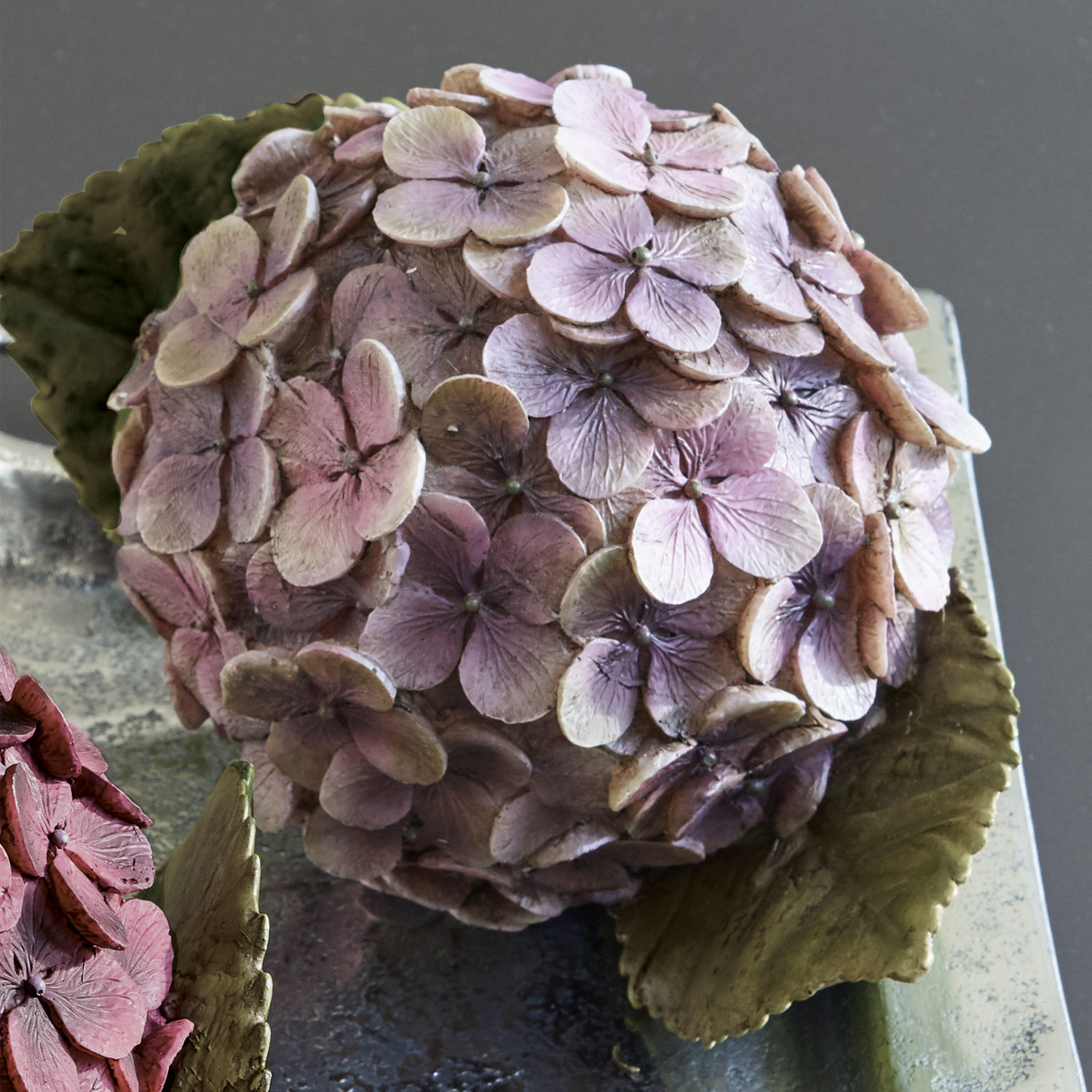 Dekoracja kwiatowa, zestaw 2 szt. Hortensie