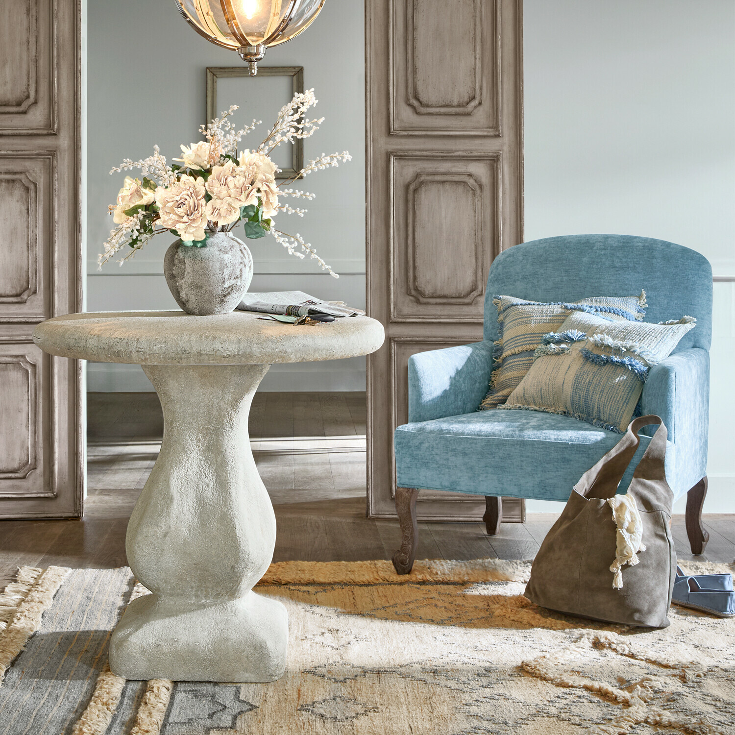 Fotel Clairmont Bleu