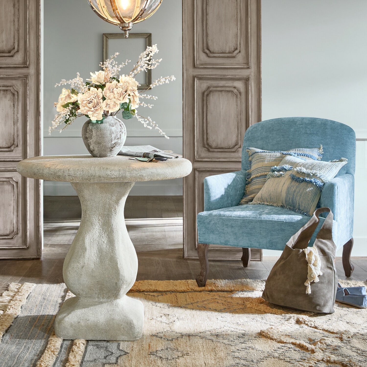 Fotel Clairmont Bleu