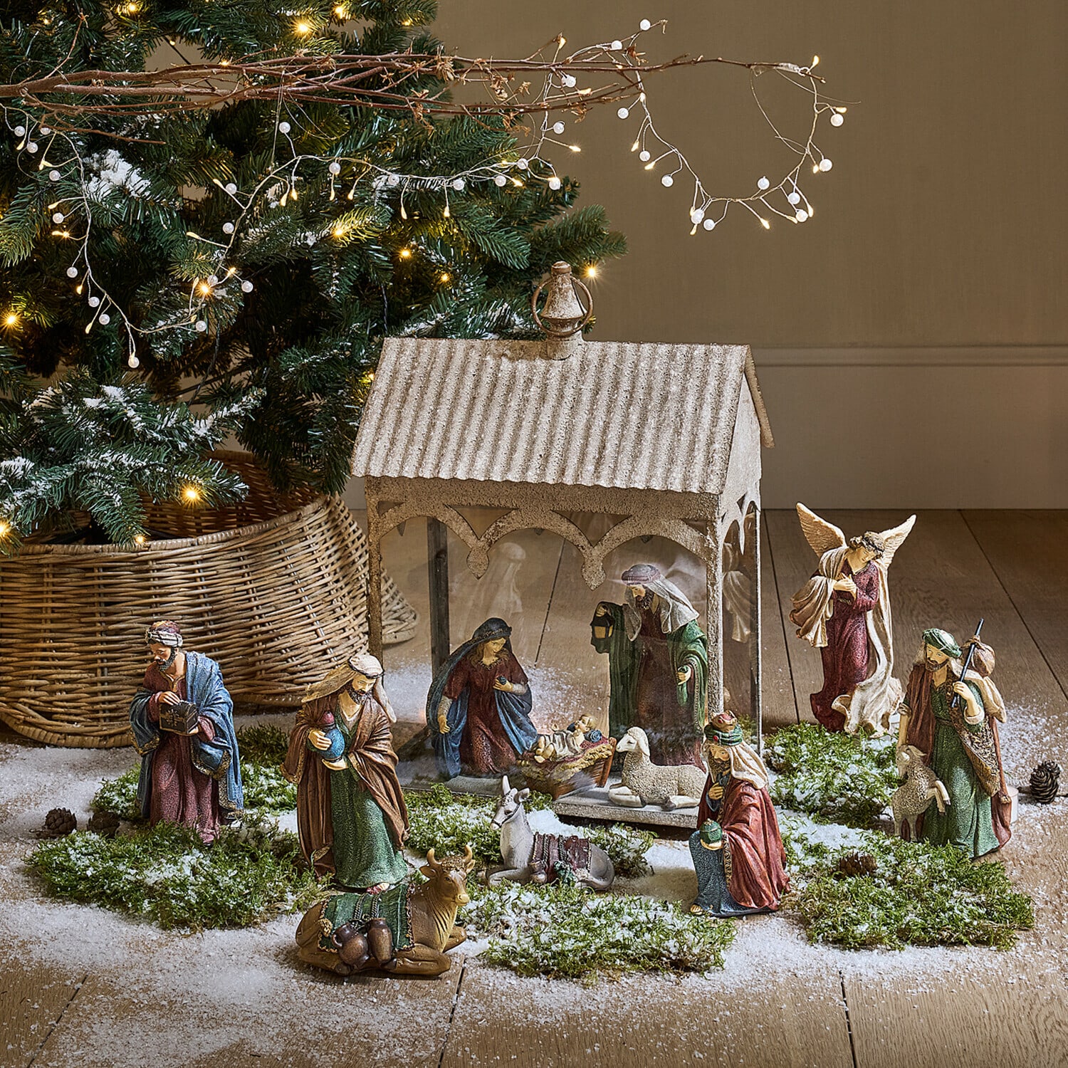Figurka do szopki, zestaw 11 szt. Christi Figurka do szopki, zestaw 11 szt. Christi