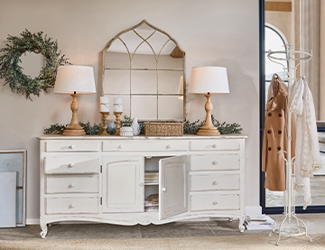 Shabby chic w bieli
