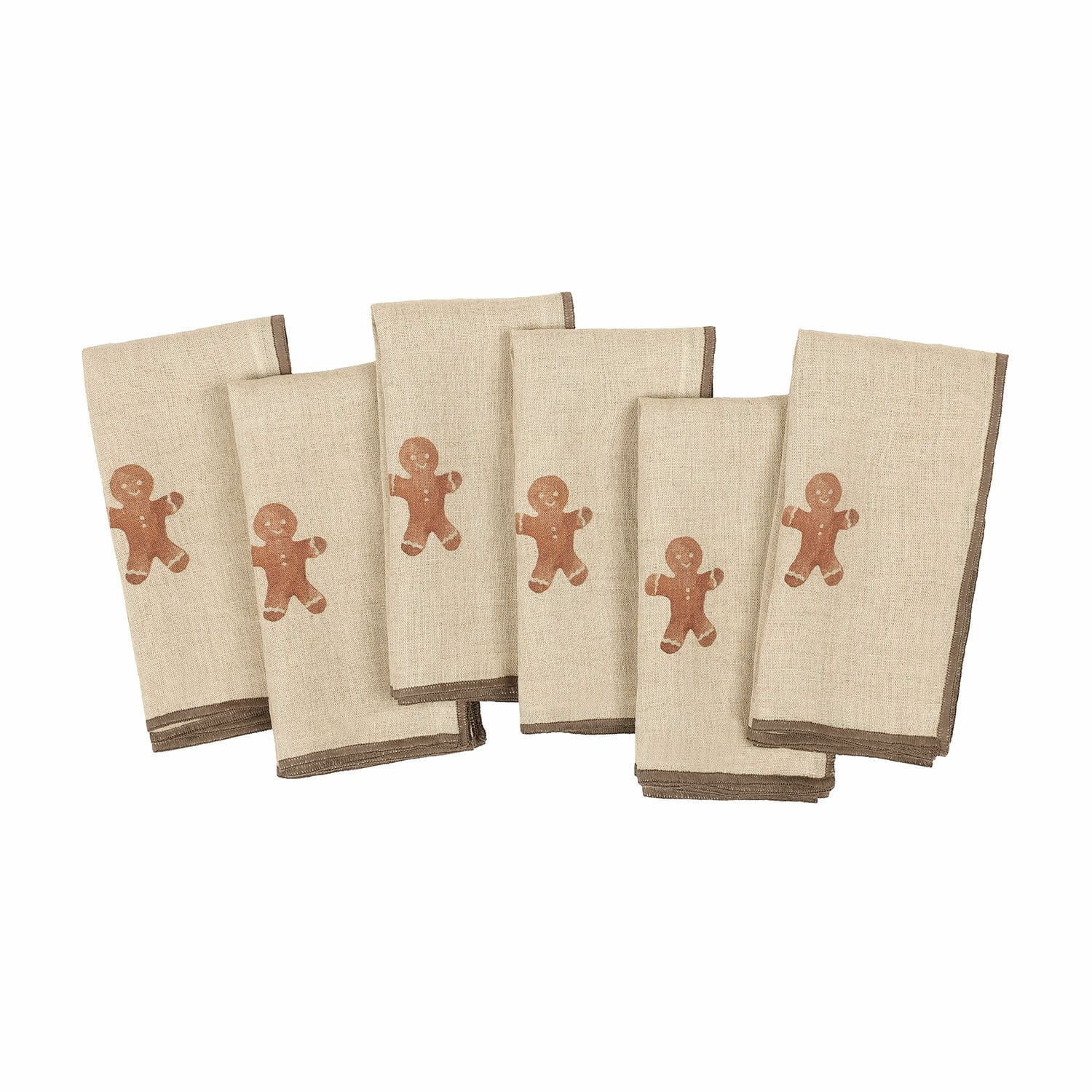 Serwetka, zestaw 6 szt. Gingerbread