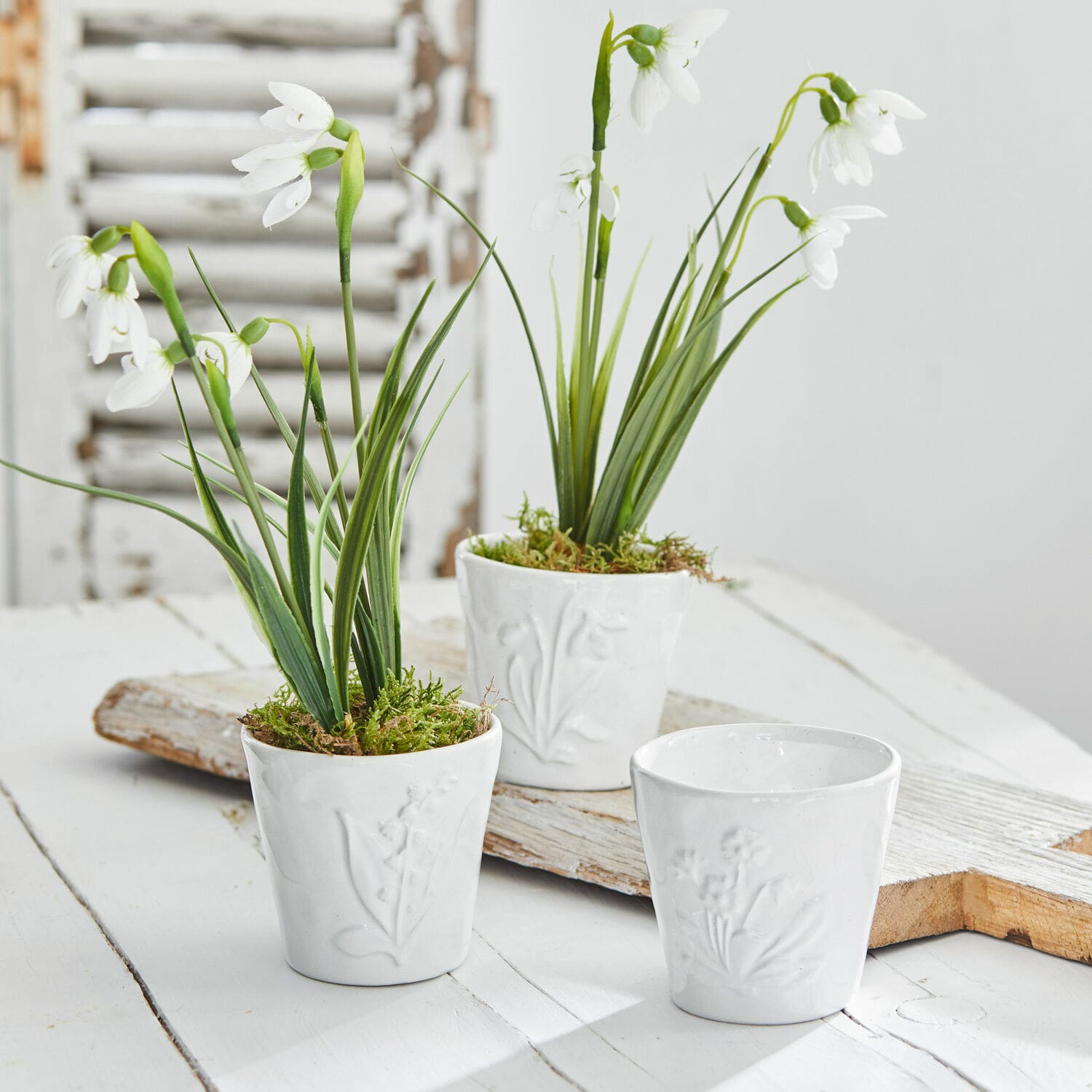 Osłonka doniczki, zestaw 3 szt. Spring