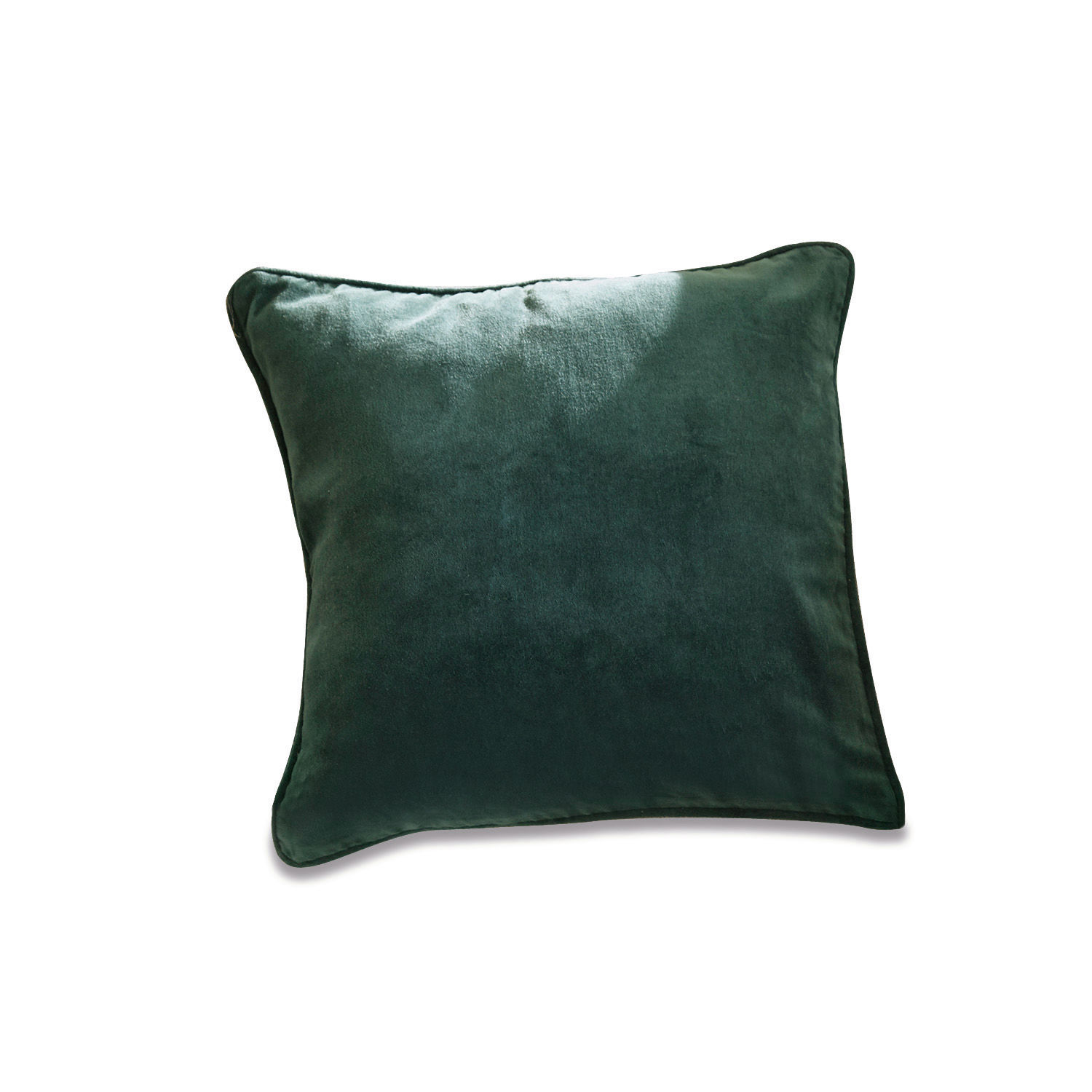 Poszewka na poduszkę Gany Zielona welurowa poduszka dekoracyjna o miękkiej fakturze do wnętrz, stylowa i wygodna