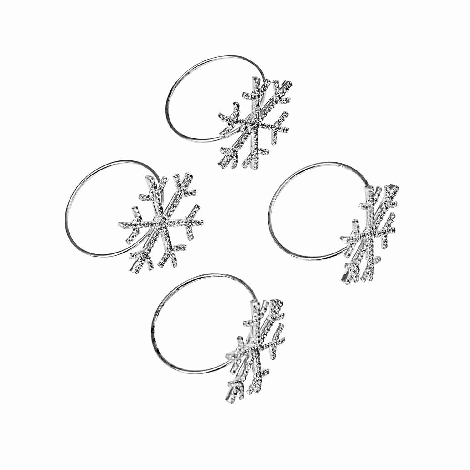 Obrączka na serwetki, zestaw 4 szt. Noel