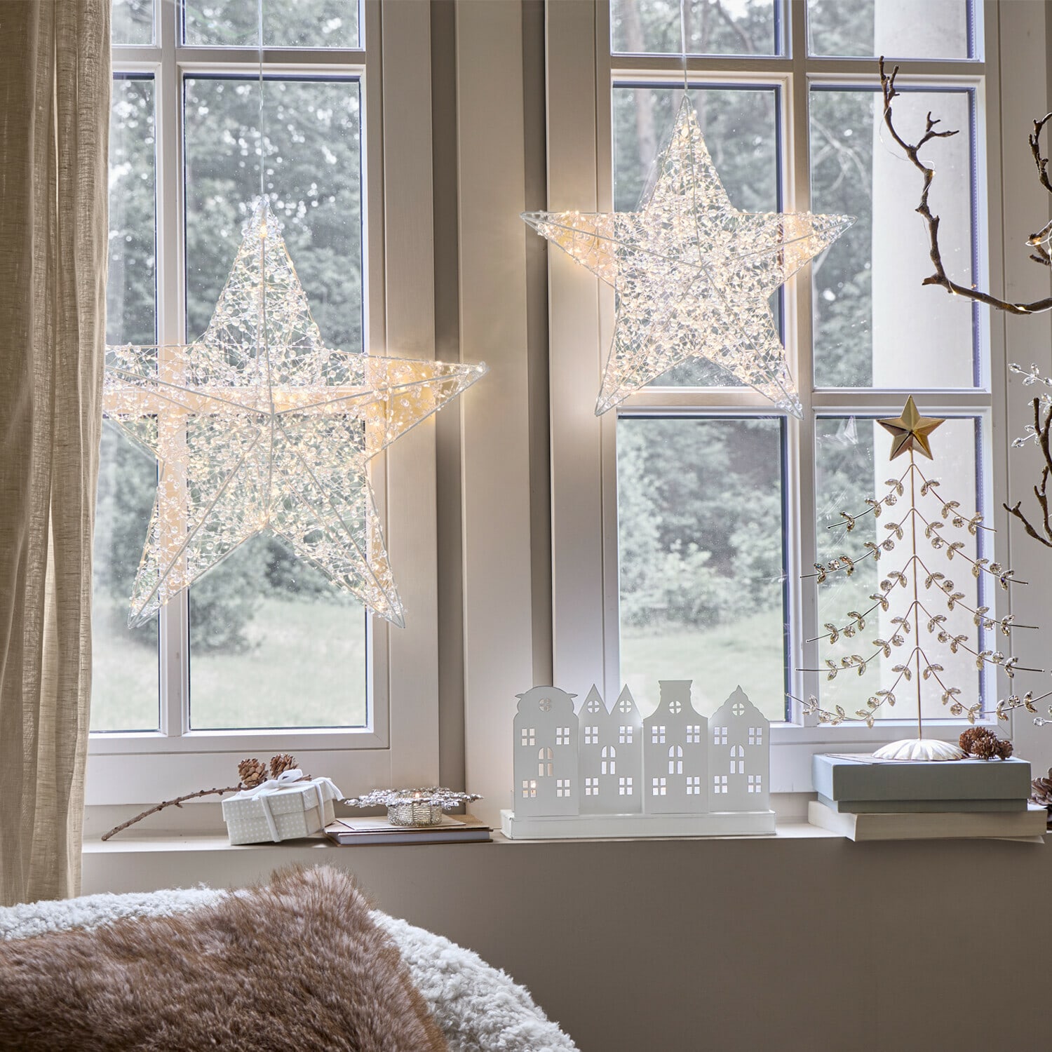 Gwiazda LED, zestaw 2 szt. Brightens