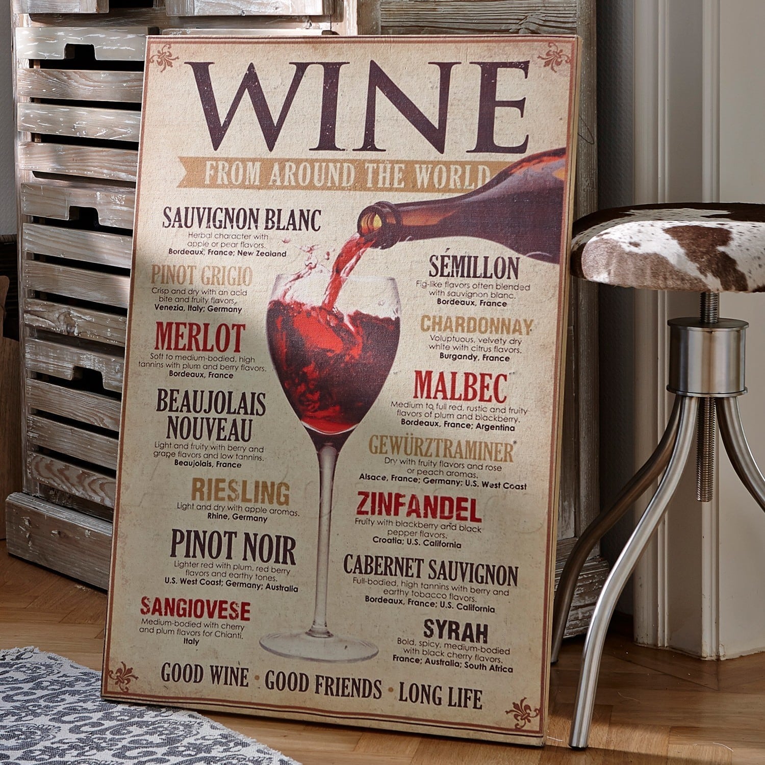 Tablica dekoracyjna Winecard