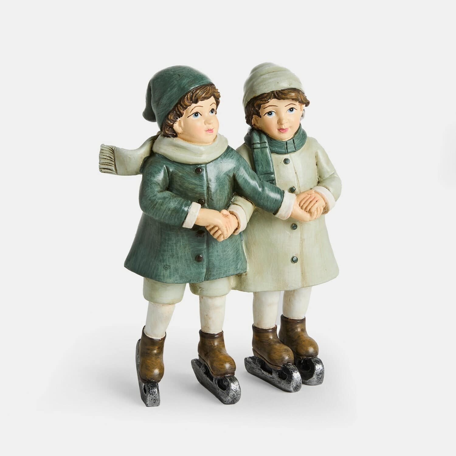 Figurka dzieci na łyżwach Jerries