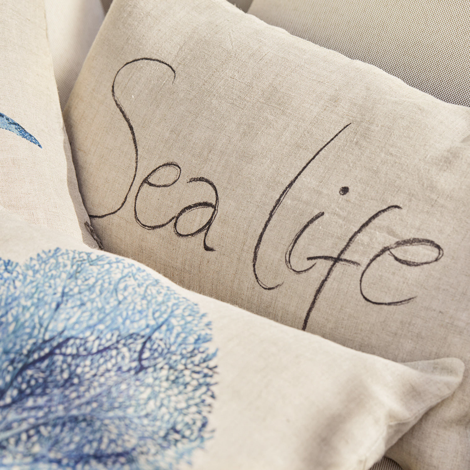 Poszewka na poduszkę, zestaw 3 szt. Sea life