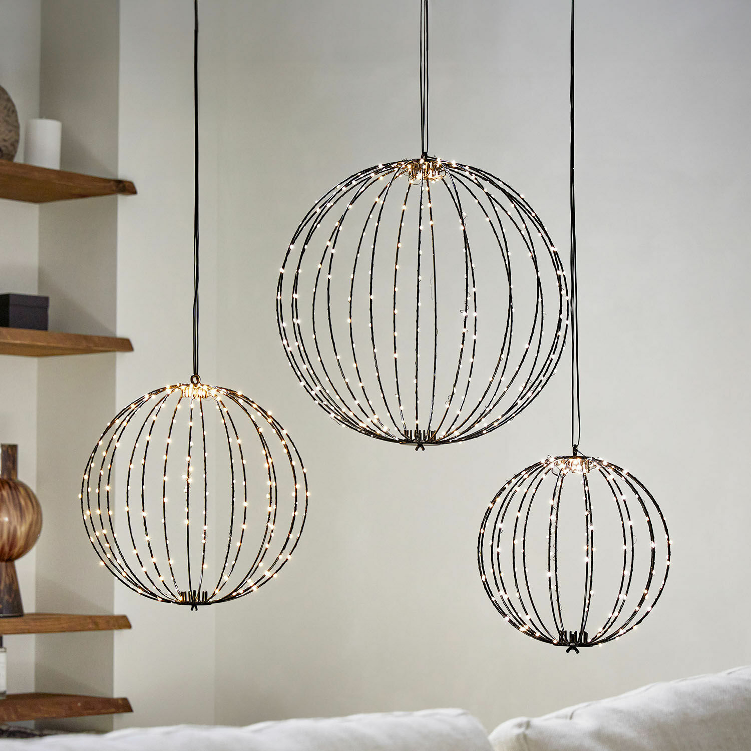 Zestaw 3 kul LED Brilliante