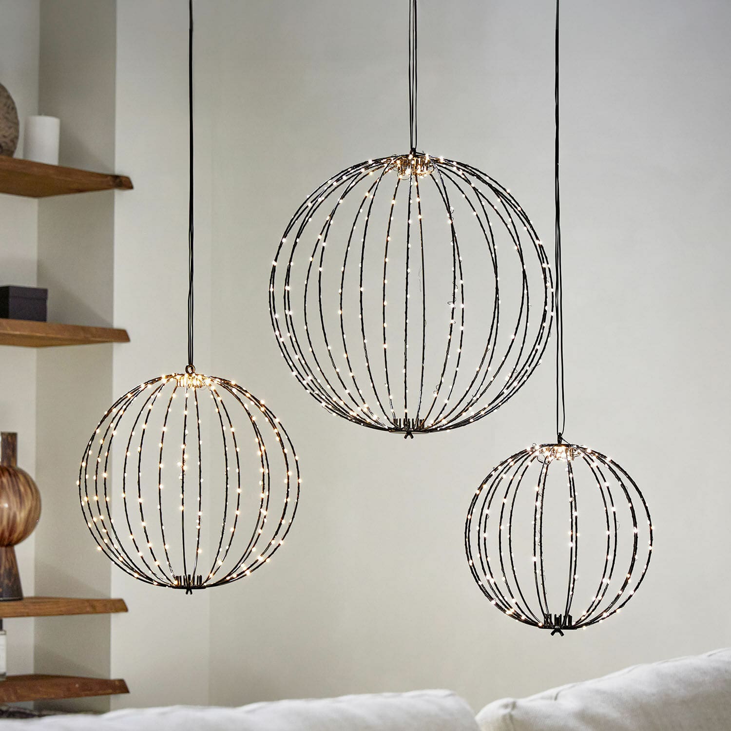 Zestaw 3 kul LED Brilliante
