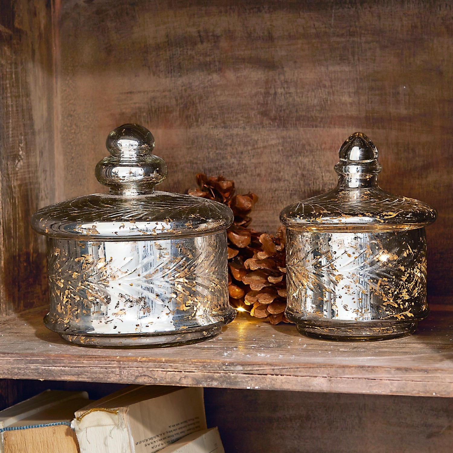 Pojemnik szklany, zestaw 2 szt. Elexa