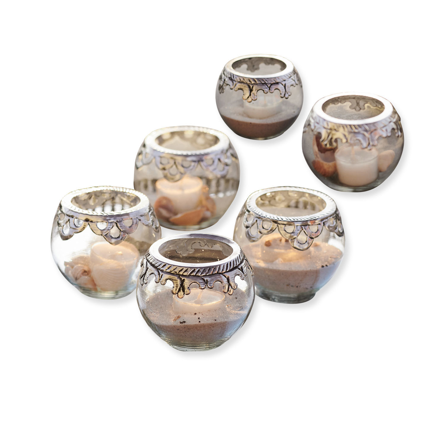 Świecznik, zestaw 6 szt. Ferriére