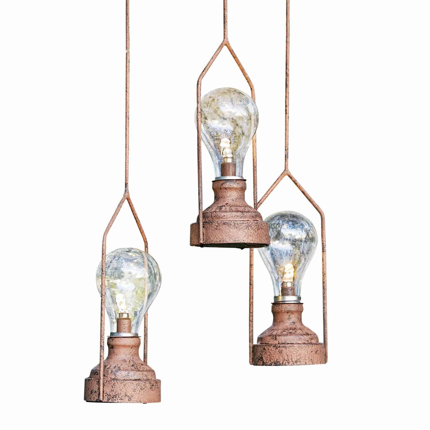 Wiszący lampion LED, zestaw 3 szt. Chambéry