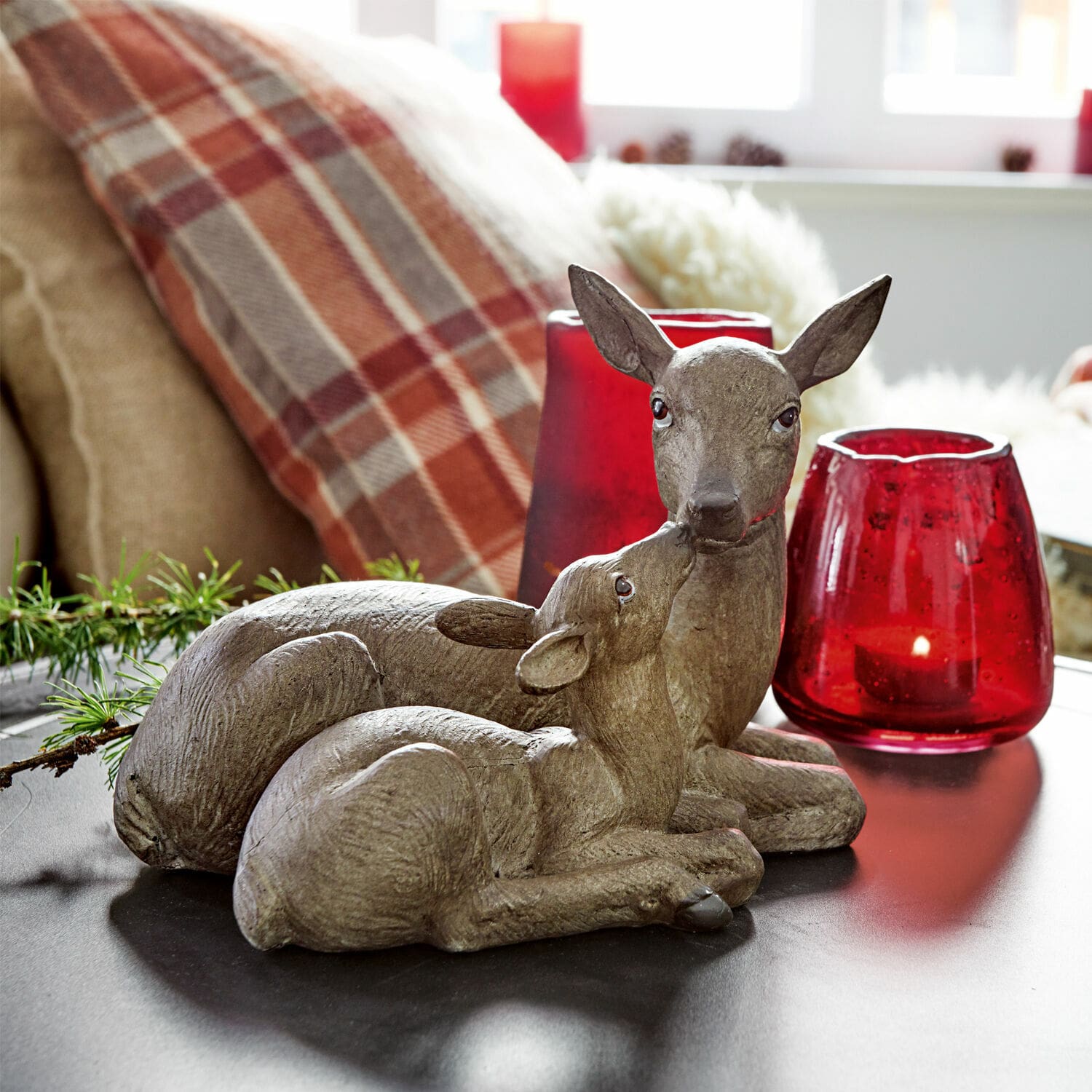 Łania z cielątkiem Taugon