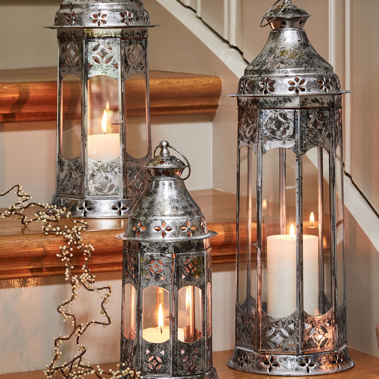 Lampion, zestaw 3 szt. Aylin