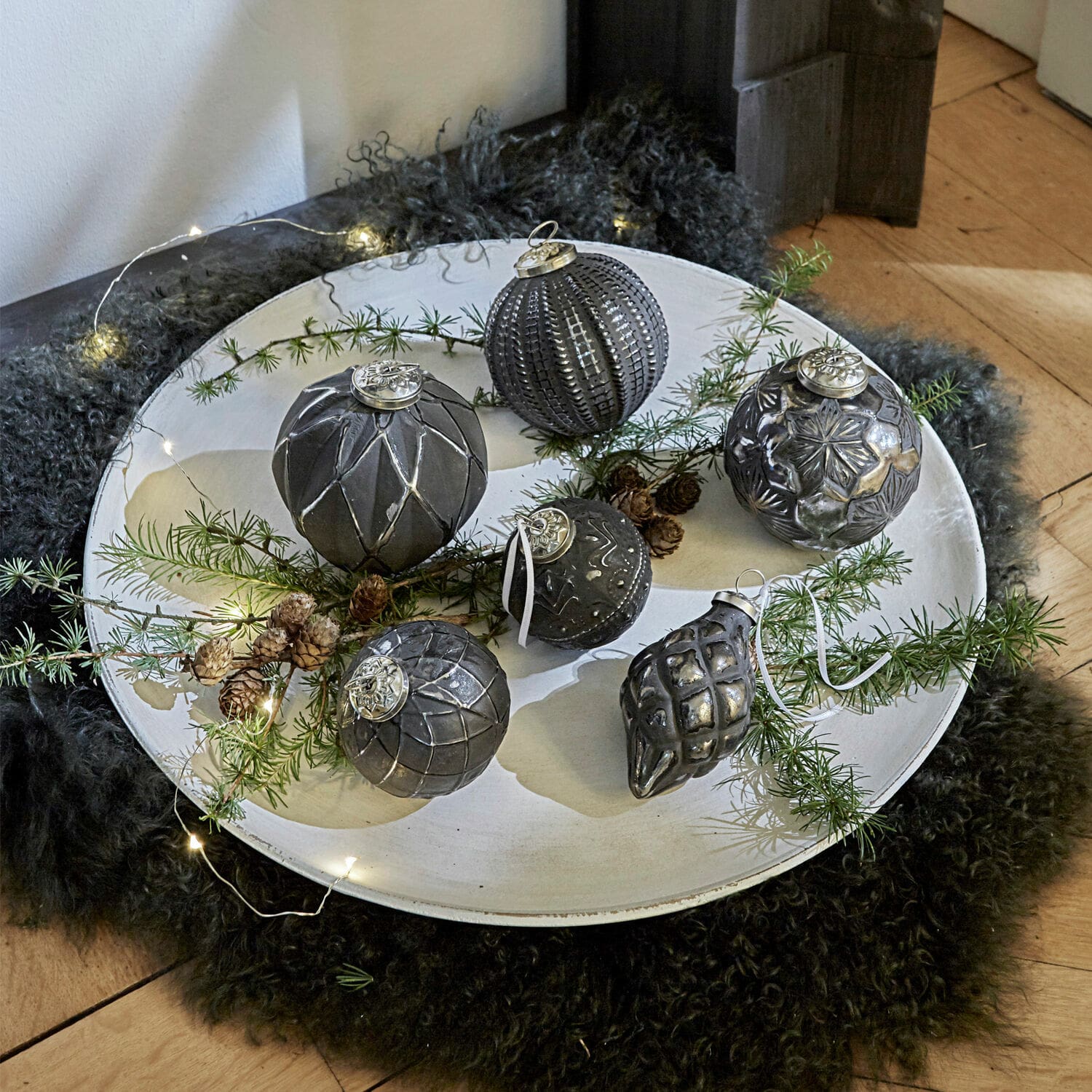 Świąteczna zawieszka, zestaw 6 szt. Villeurs