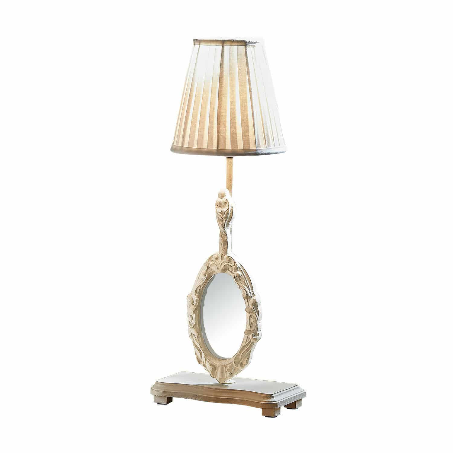 Lampa stołowa z lusterkiem Brannach