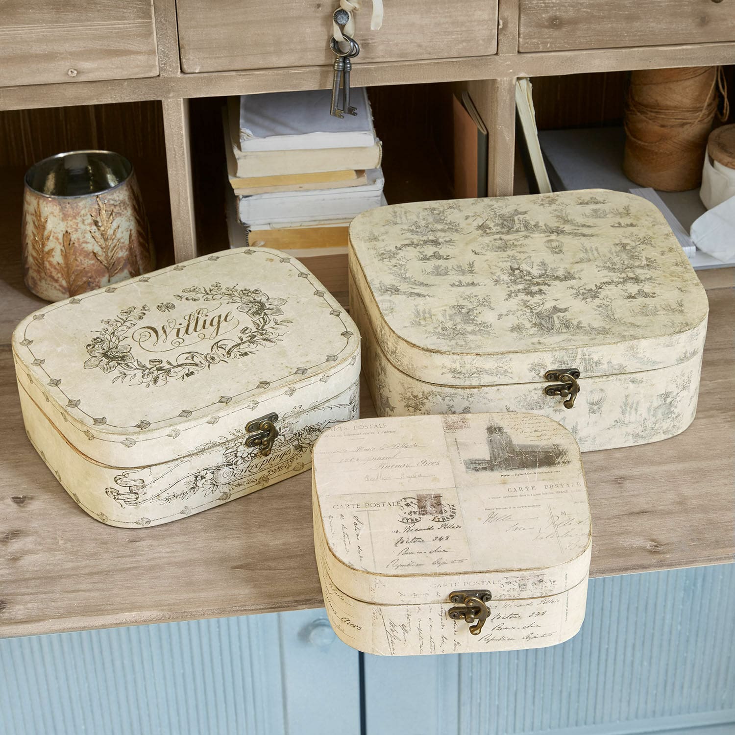 Pudełko, zestaw 3 szt. Dedwen