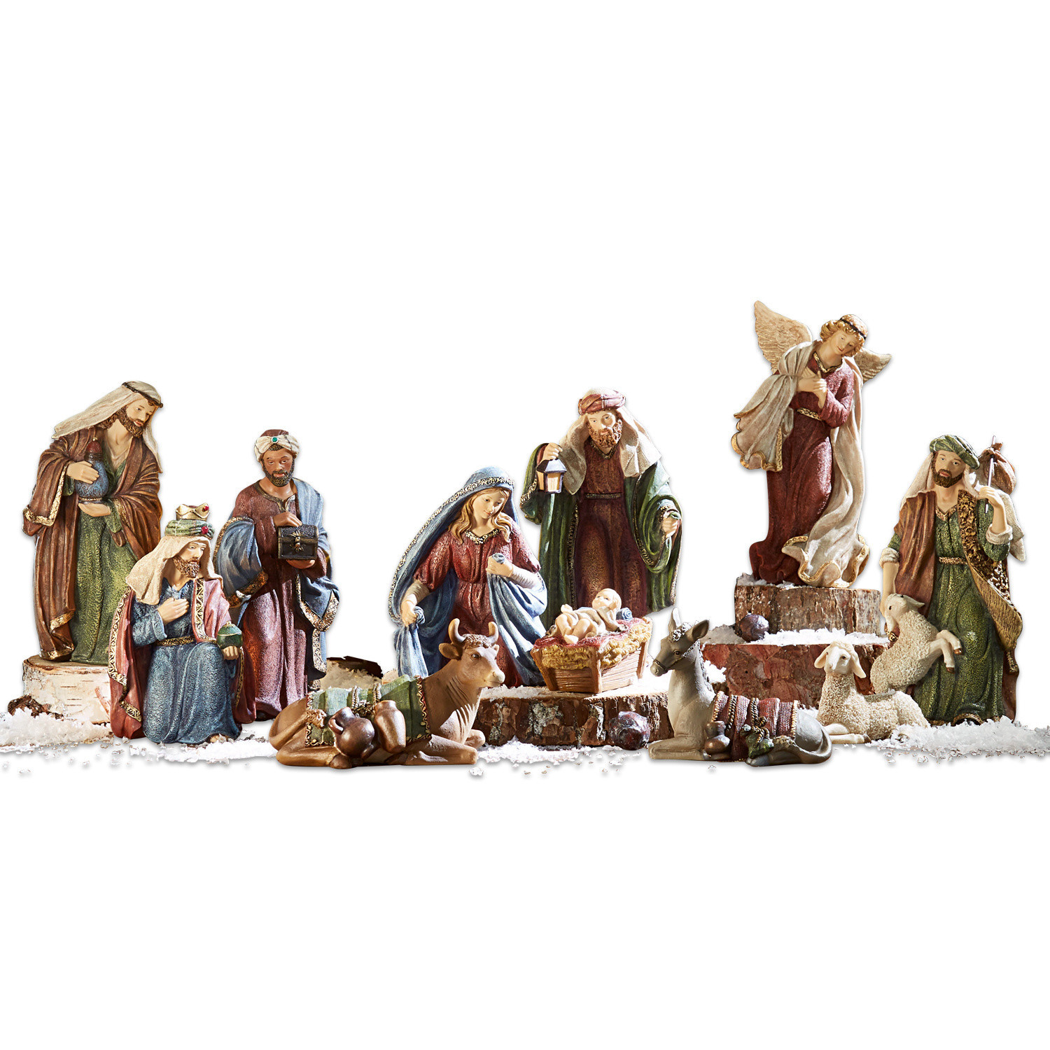 Figurka do szopki, zestaw 11 szt. Christi