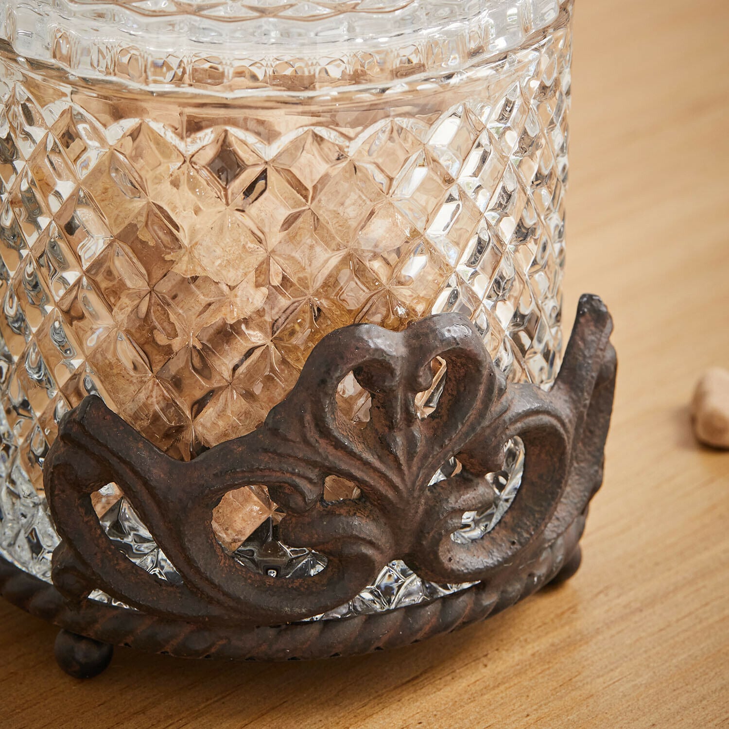 Szklany pojemnik z uchwytem Kerynna