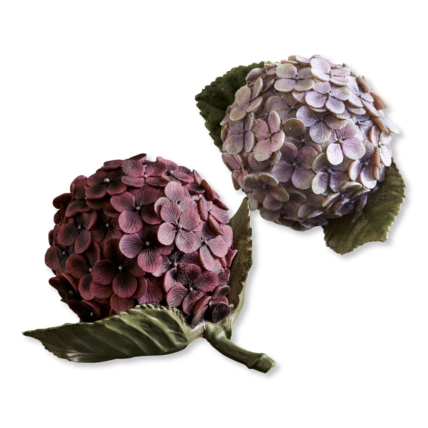 Dekoracja kwiatowa, zestaw 2 szt. Hortensie