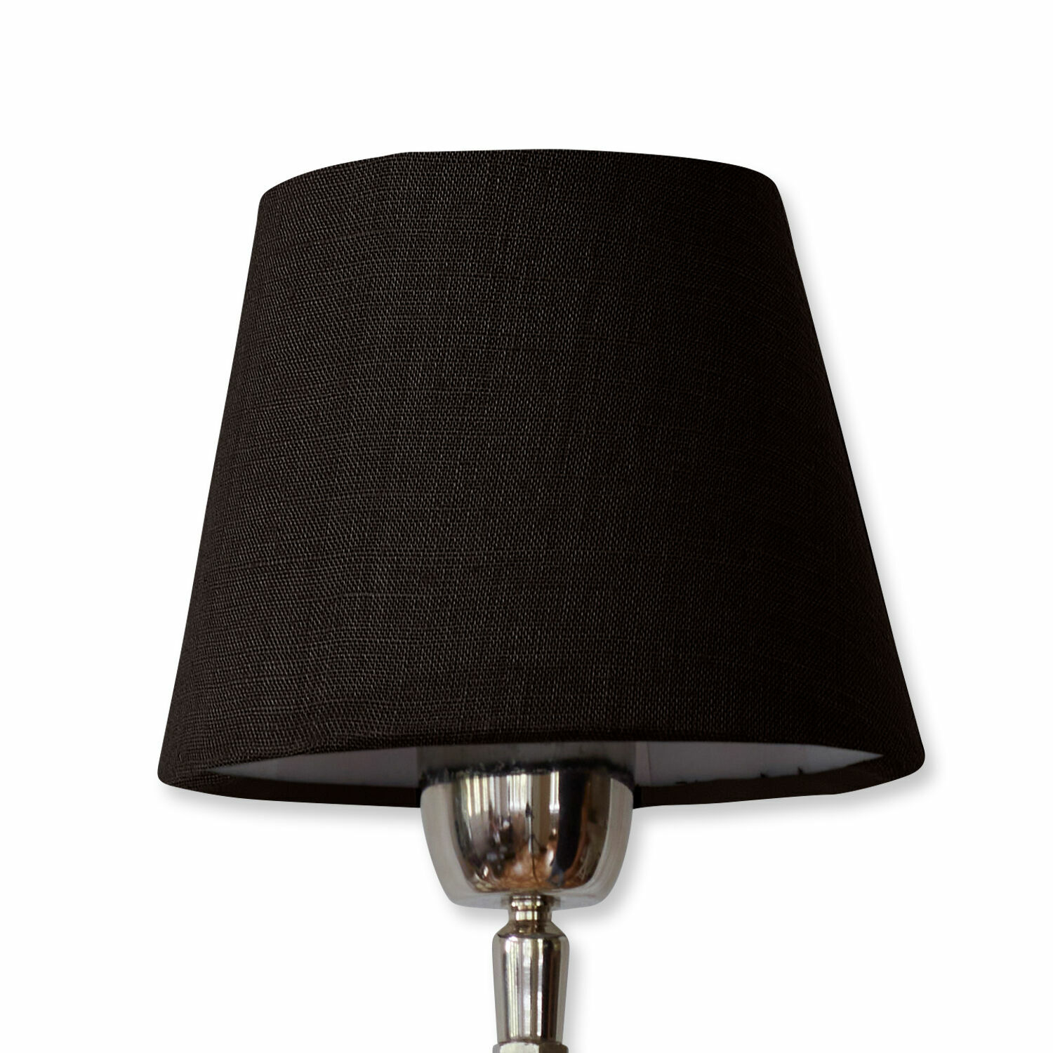 czarny Czarny abażur z tkaniny do lampy stołowej, nowoczesny design o uniwersalnym zastosowaniu