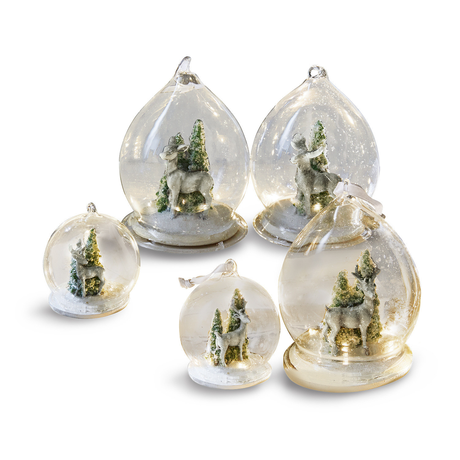 Świąteczne zawieszki, zestaw 5 szt. Winterforest