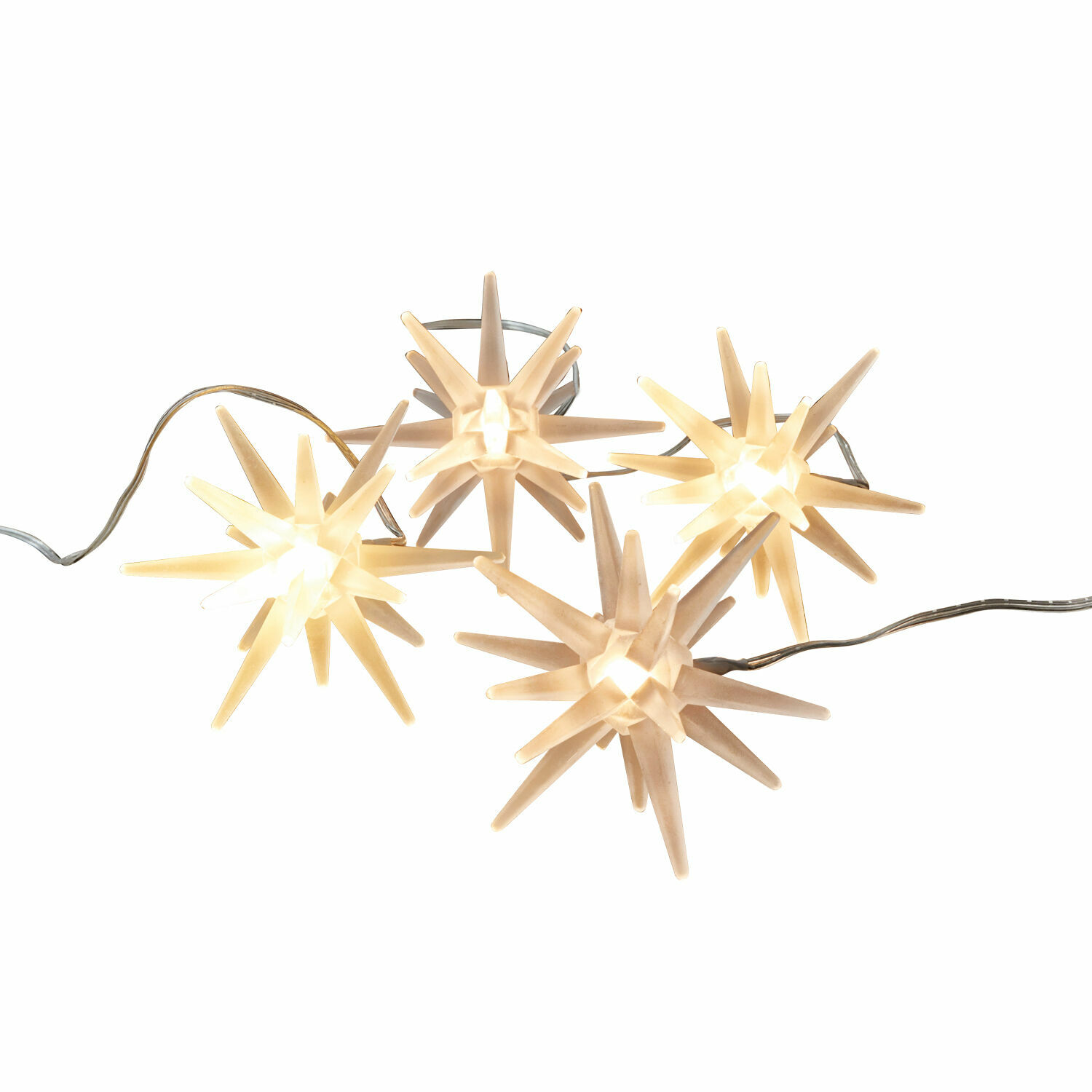 Gwiazda z lampkami LED, zestaw 4 szt. Ciseau