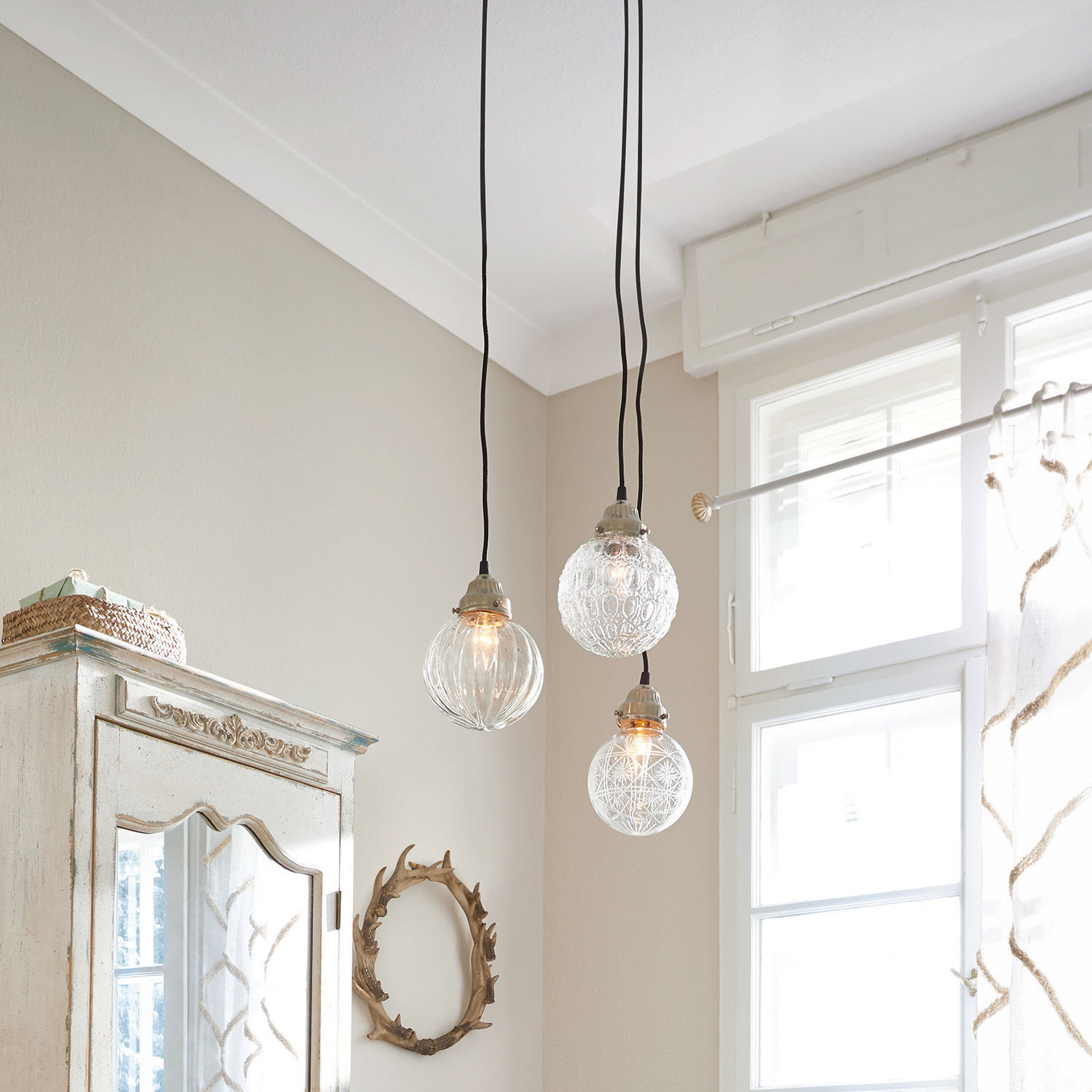 Lampa wisząca, zestaw 3 szt. Lidia