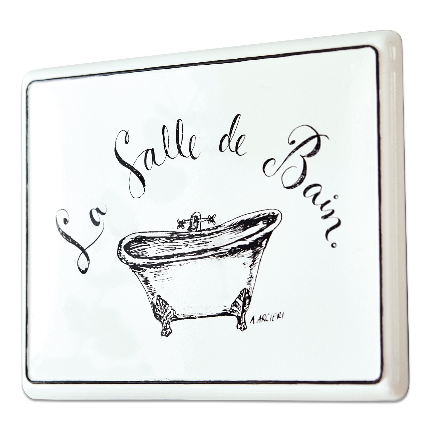 Tablica dekoracyjna La salle de bain