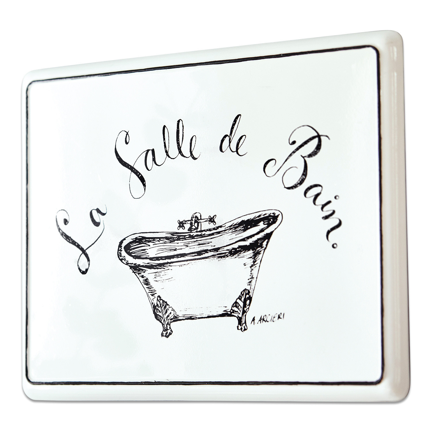 Tablica dekoracyjna La salle de bain