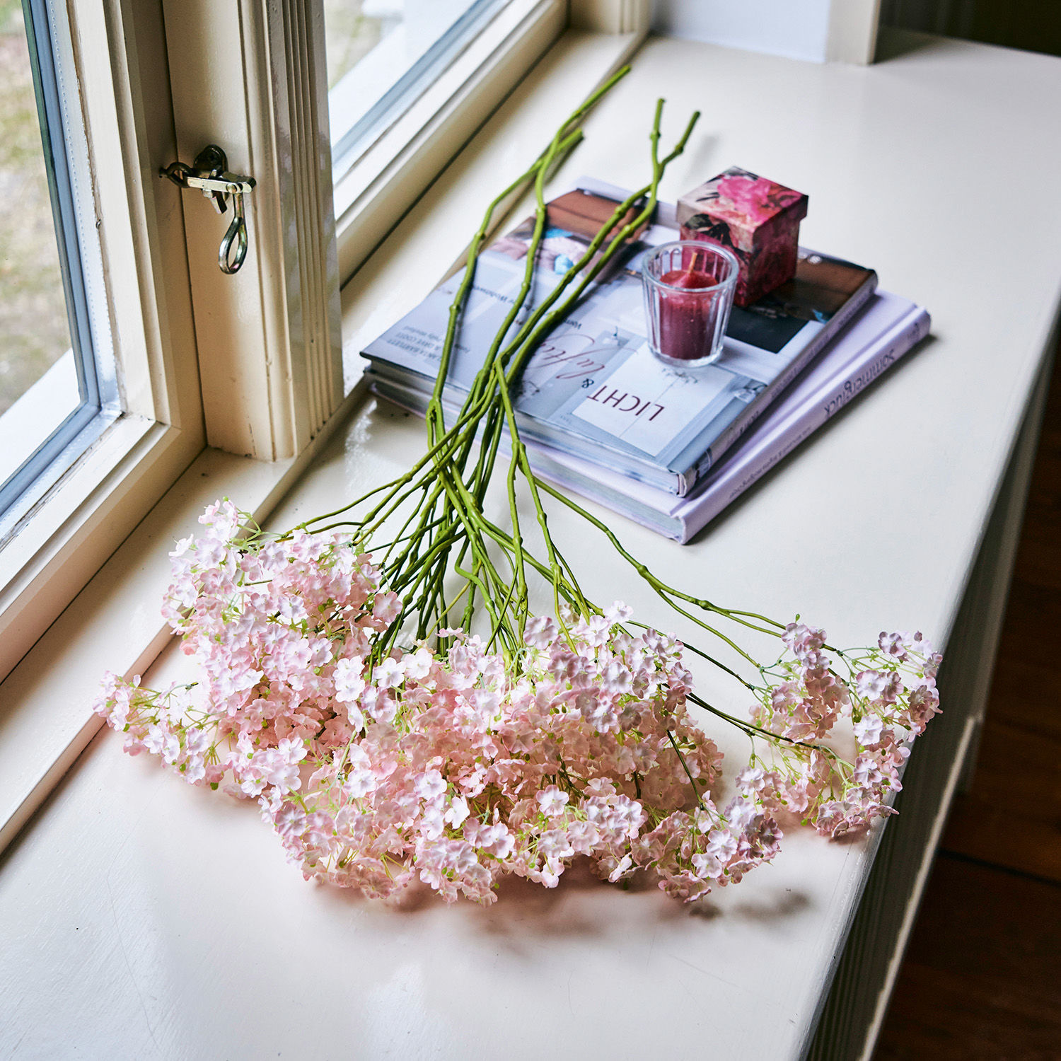 Dekoracyjny kwiat, zestaw 4 szt. Calanthe