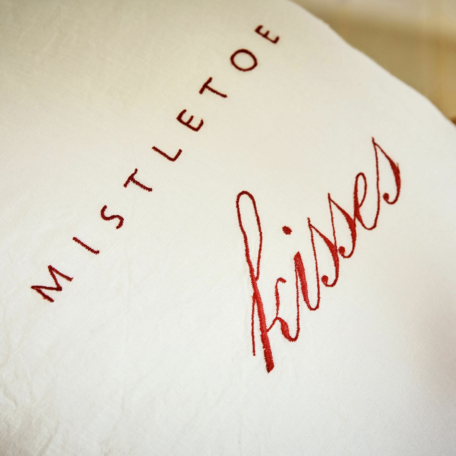 Poszewka na poduszkę, zestaw 2 szt. Mistletoe kisses