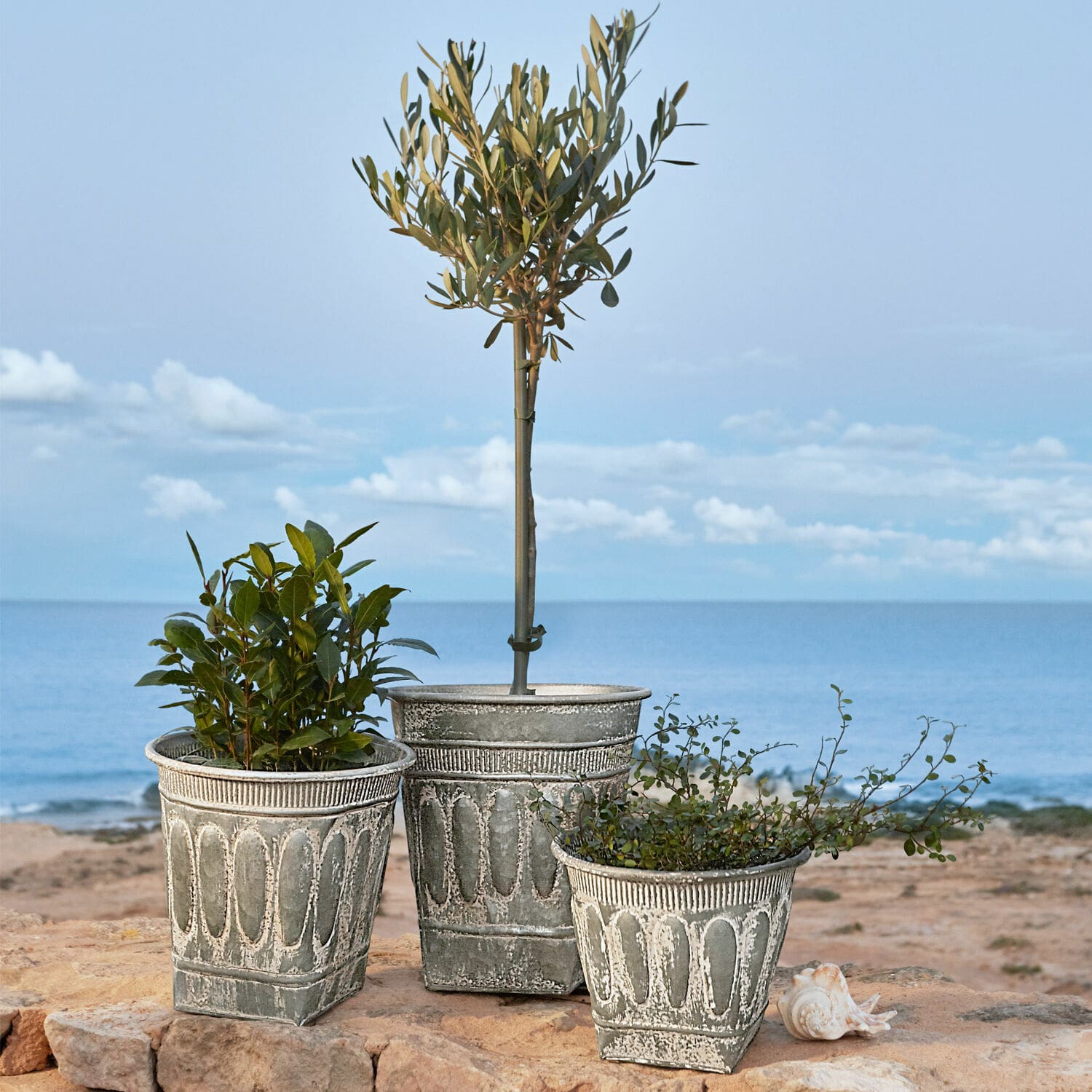 Osłonka doniczki, zestaw 3 szt. Bakersfield