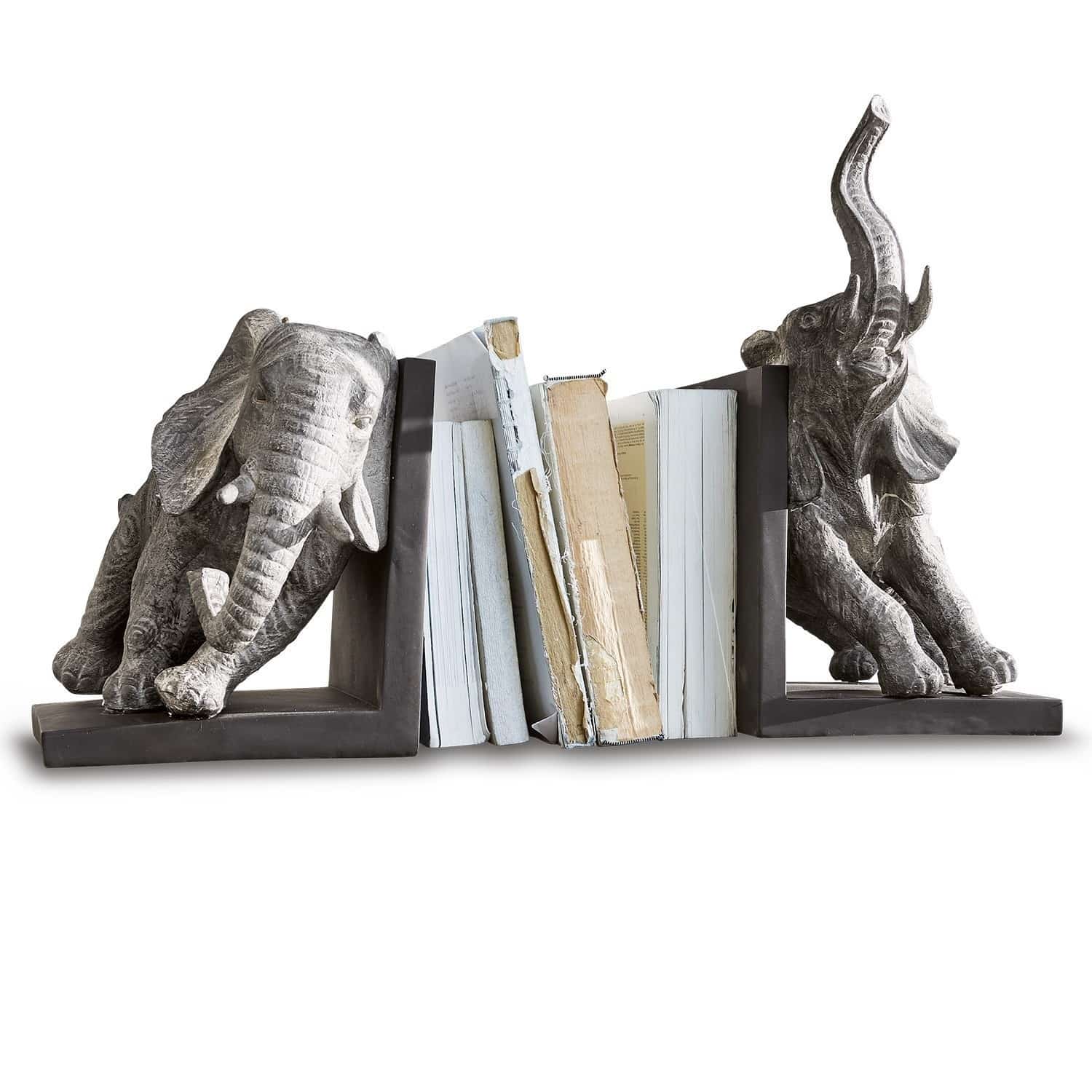 Podpórka do książek, zestaw 2 szt. Elephants