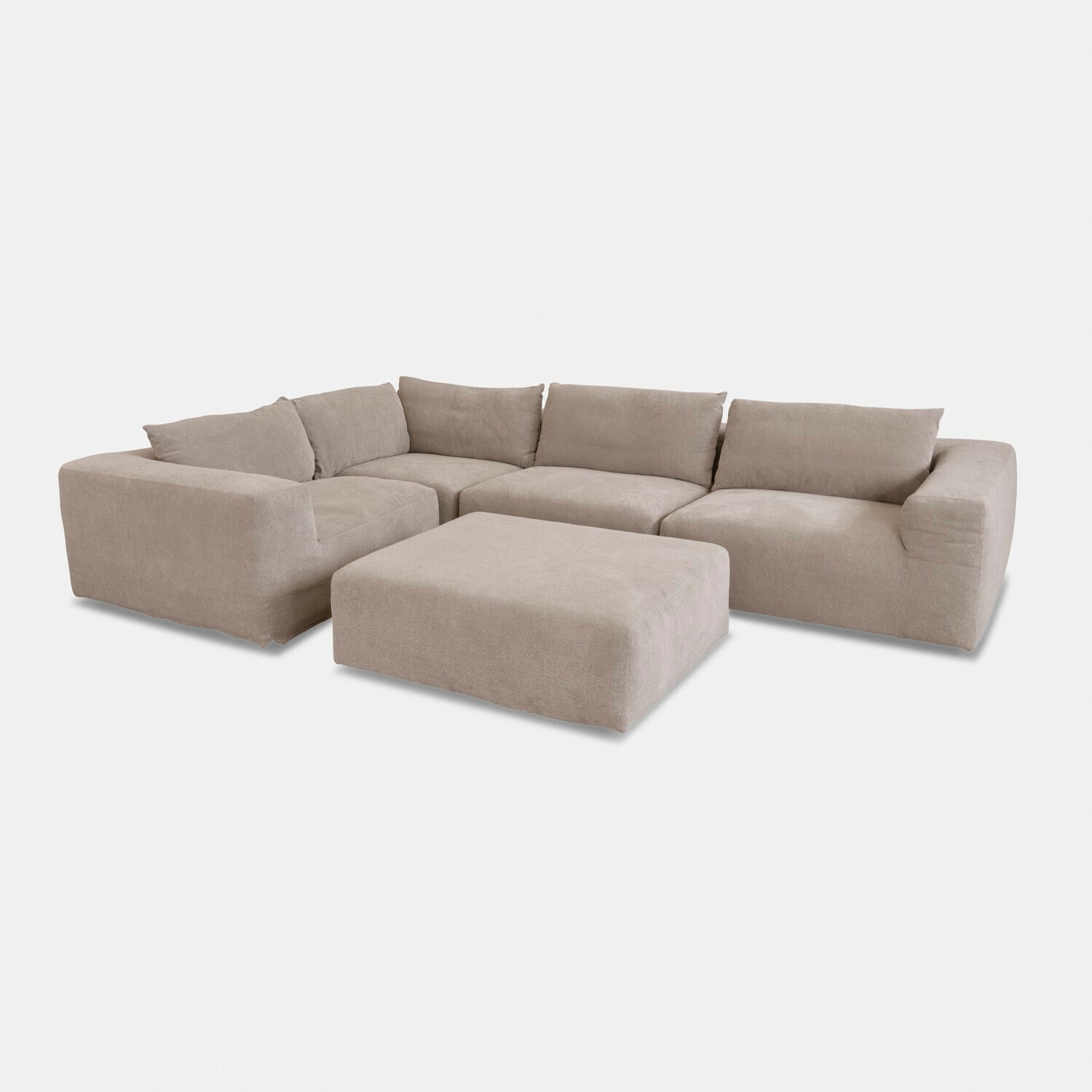 Sofa modułowa z podnóżkiem Northcombe
