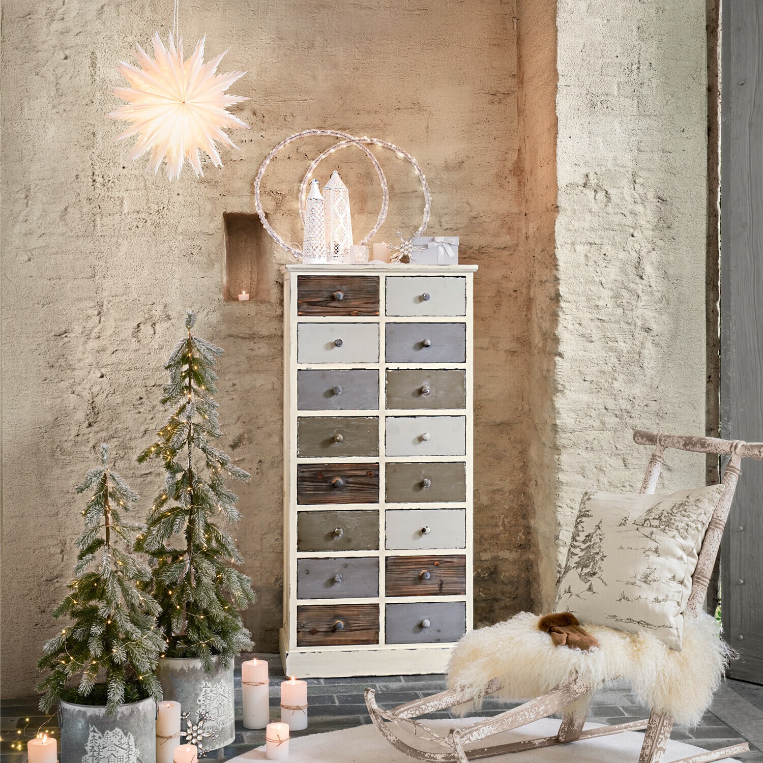 Wieniec LED, zestaw 2 szt. Elanari