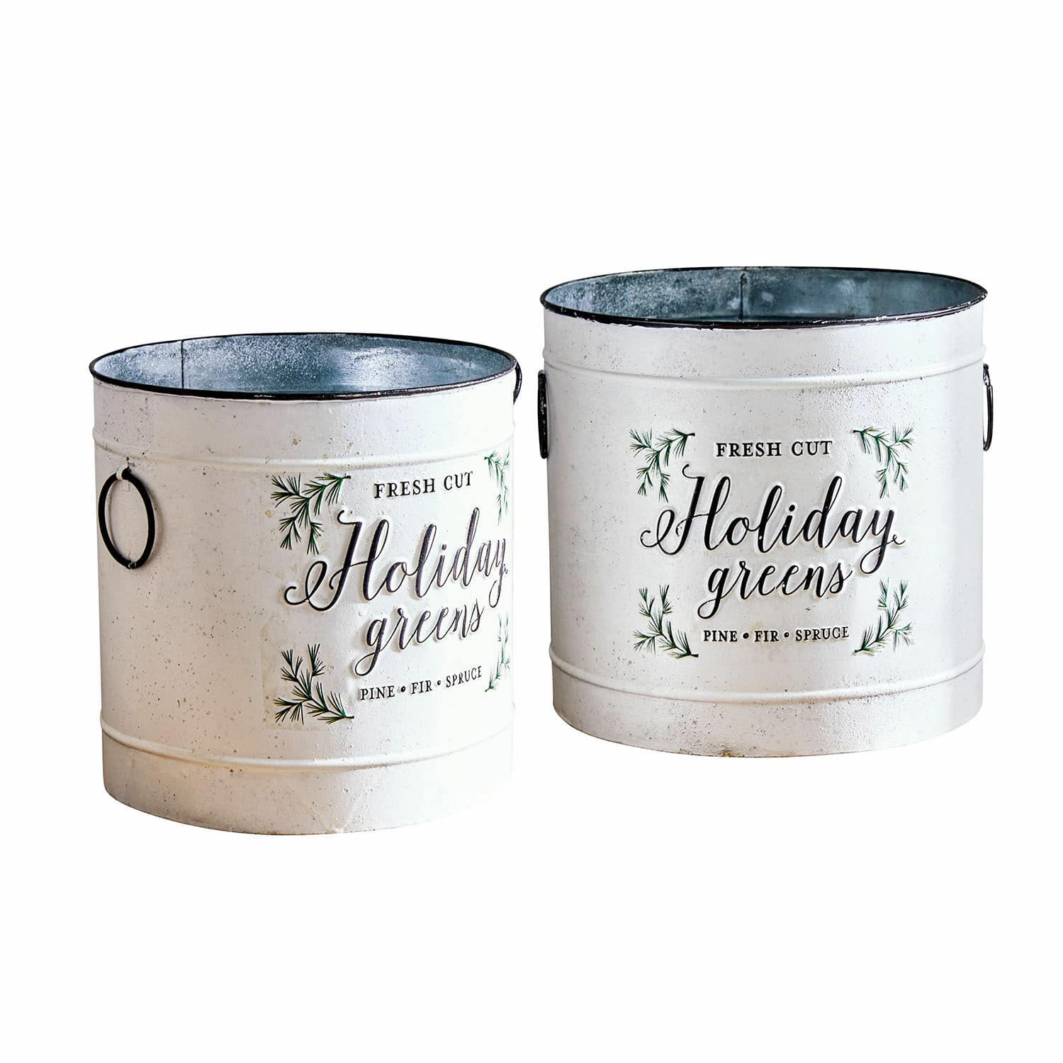 Osłonka doniczki, zestaw 2 szt. Holiday Greens