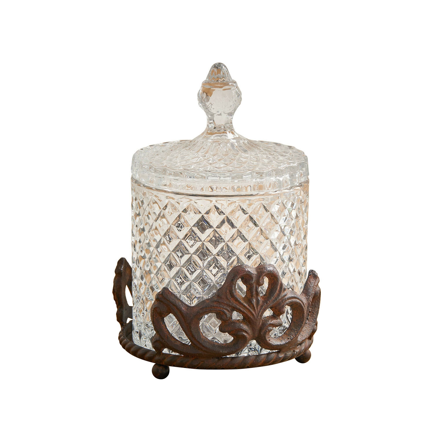 Szklany pojemnik z uchwytem Kerynna