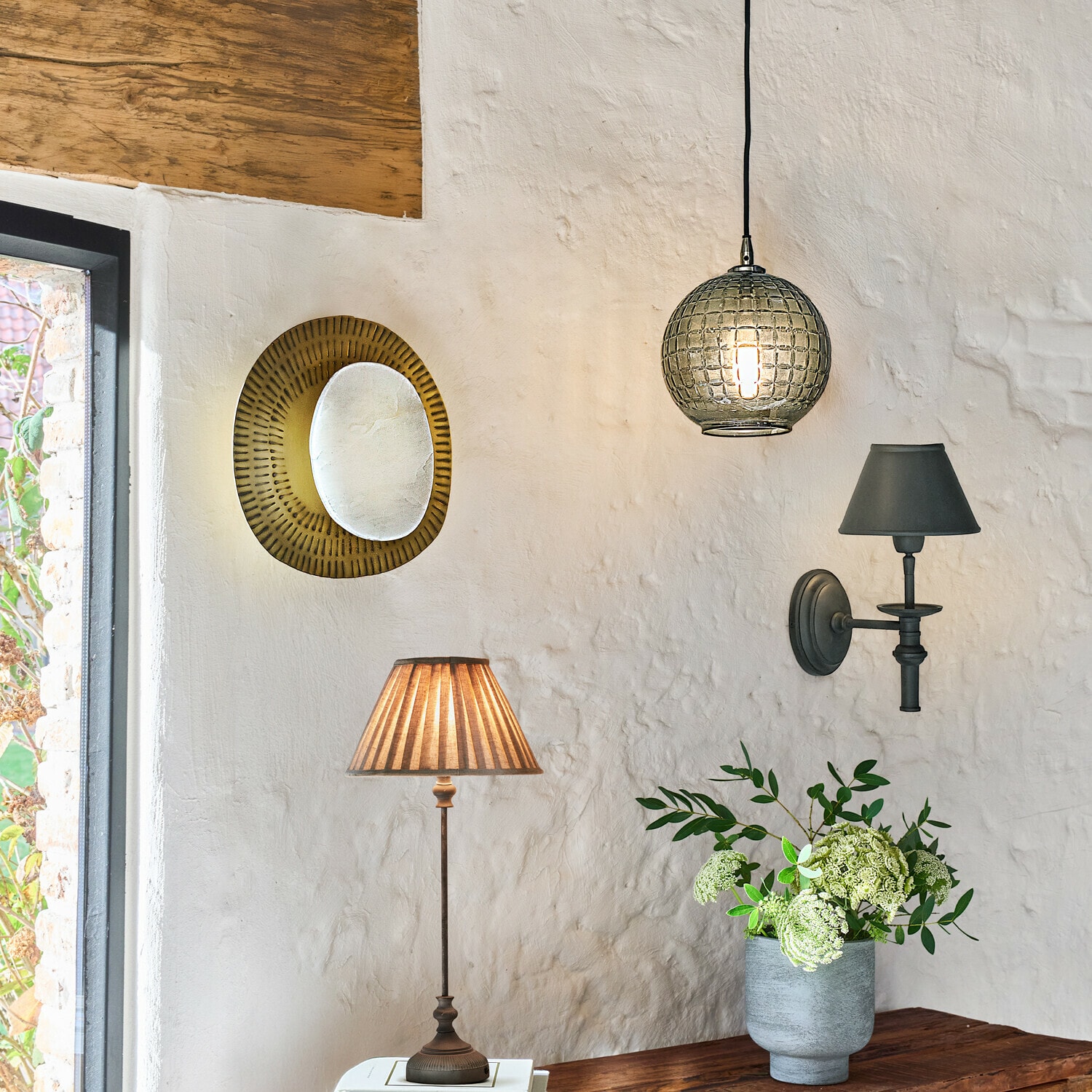 Lampa ścienna Piedraclara