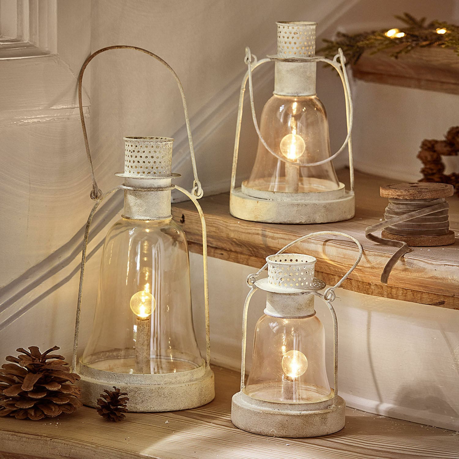 Lampion LED, zestaw 3 szt. Fitou