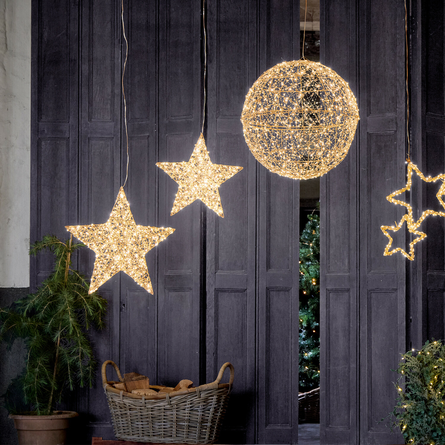 Gwiazda LED, zestaw 2 szt. Brightens